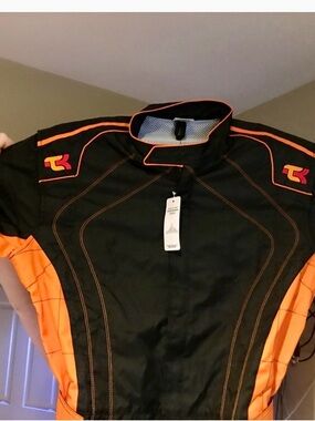 Men’s racing suit, go cart, motorcycle or anything. Different sizes and colors